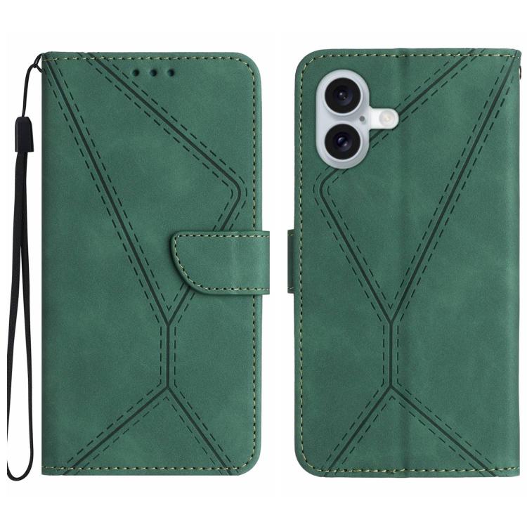 Stitching Embossed Leather Phone Case