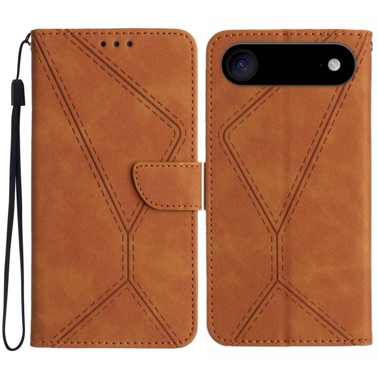 Stitching Embossed Leather Phone Case
