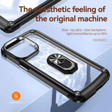 TPU + PC Lens Protection Phone Case with Ring Holder