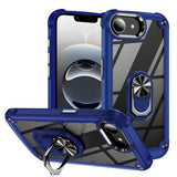 TPU + PC Lens Protection Phone Case with Ring Holder