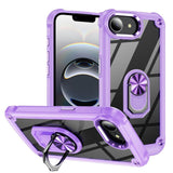 TPU + PC Lens Protection Phone Case with Ring Holder