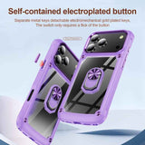 TPU + PC Lens Protection Phone Case with Ring Holder