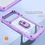 TPU + PC Lens Protection Phone Case with Ring Holder