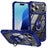 TPU + PC Lens Protection Phone Case with Ring Holder