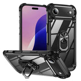 TPU + PC Lens Protection Phone Case with Ring Holder