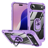 TPU + PC Lens Protection Phone Case with Ring Holder