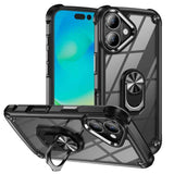 TPU + PC Lens Protection Phone Case with Ring Holder