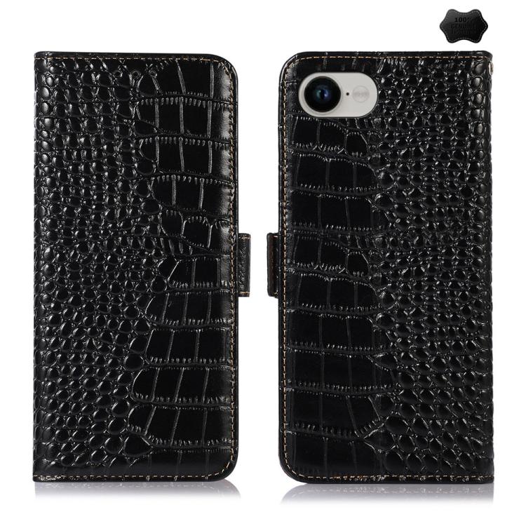 Crocodile Top Layer Cowhide Leather Phone Case