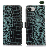 Crocodile Top Layer Cowhide Leather Phone Case