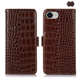 Crocodile Top Layer Cowhide Leather Phone Case