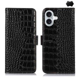 Crocodile Top Layer Cowhide Leather Phone Case