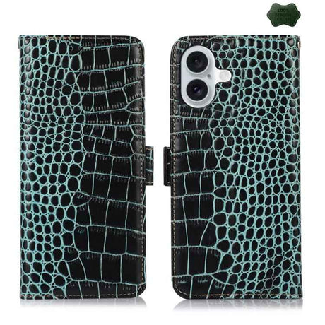 Crocodile Top Layer Cowhide Leather Phone Case