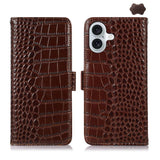 Crocodile Top Layer Cowhide Leather Phone Case