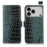 Crocodile Top Layer Cowhide Leather Phone Case