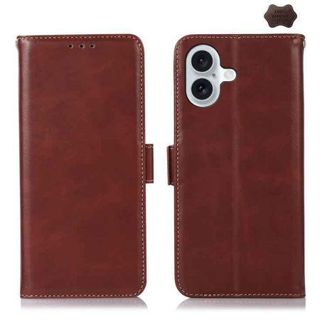 Crazy Horse Top Layer Cowhide Leather Phone Case