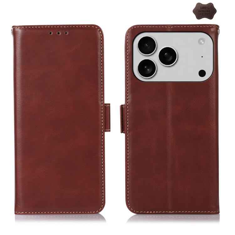 Crazy Horse Top Layer Cowhide Leather Phone Case