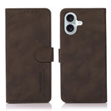 KHAZNEH Matte Texture Leather Phone Case