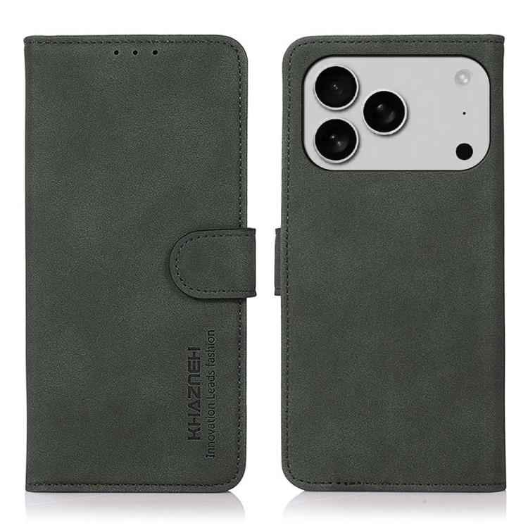 KHAZNEH Matte Texture Leather Phone Case