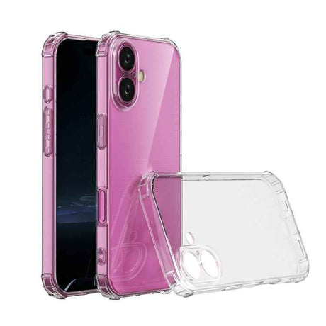 Four-Corner Shockproof Clear TPU Phone Case