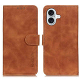 KHAZNEH Retro Texture Leather Phone Case