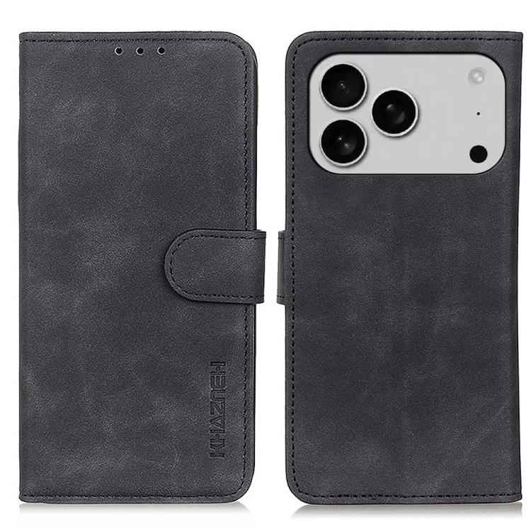 KHAZNEH Retro Texture Leather Phone Case