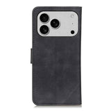 KHAZNEH Retro Texture Leather Phone Case