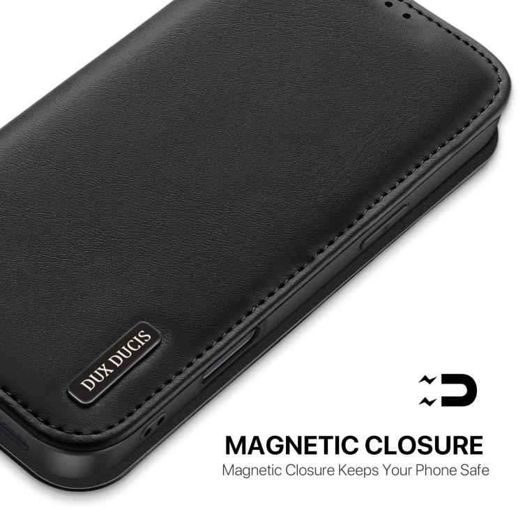 DUX DUCIS Hivo Series Cowhide + PU + TPU Flip Phone Case