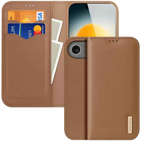 DUX DUCIS Hivo Series Cowhide + PU + TPU Flip Phone Case