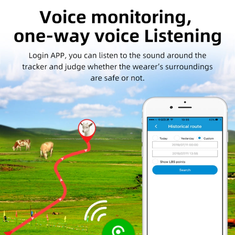 V44 Solar-Powered Livestock GPS Tracker – Waterproof & Durable Tracking for Cattle & Sheep