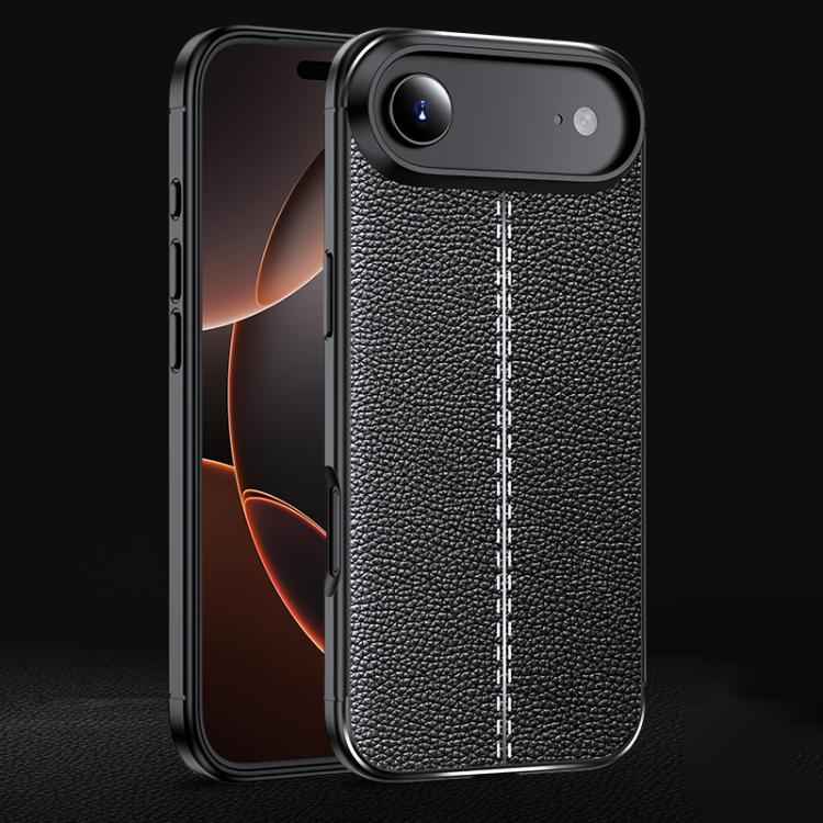 Litchi Texture Shockproof TPU Phone Case