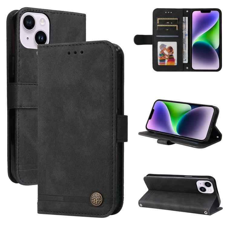 Skin Feel Life Tree Leather Phone Case