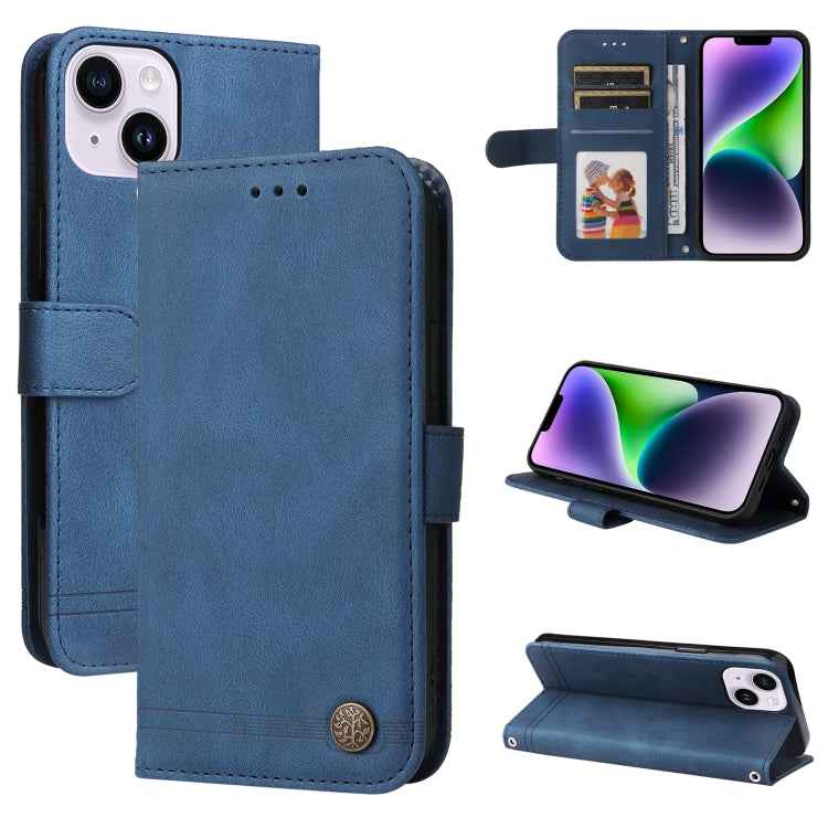 Skin Feel Life Tree Leather Phone Case