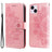 Seven-petal Flowers Embossing Leather Phone Case