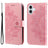 Seven-petal Flowers Embossing Leather Phone Case