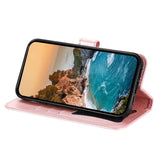 Seven-petal Flowers Embossing Leather Phone Case