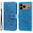 Seven-petal Flowers Embossing Leather Phone Case