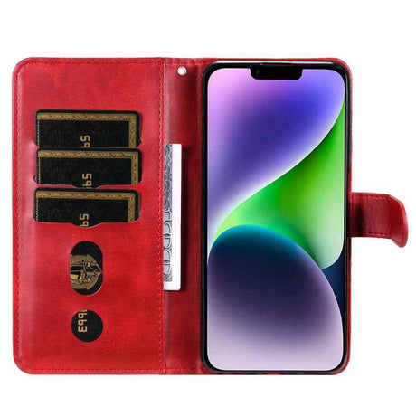 Fashion Calf Texture Zipper Leather Phone Case