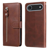 Fashion Calf Texture Zipper Leather Phone Case