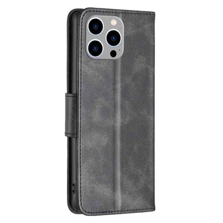 Lambskin Texture Pure Color Flip Leather Phone Case