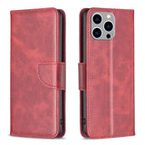 Lambskin Texture Pure Color Flip Leather Phone Case