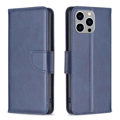 Lambskin Texture Pure Color Flip Leather Phone Case
