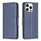 Lambskin Texture Pure Color Flip Leather Phone Case