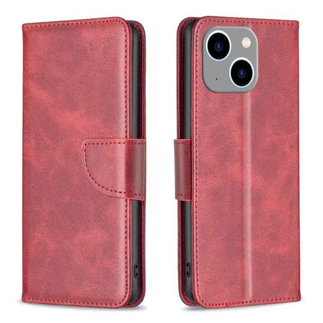 Lambskin Texture Pure Color Flip Leather Phone Case
