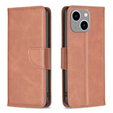 Lambskin Texture Pure Color Flip Leather Phone Case