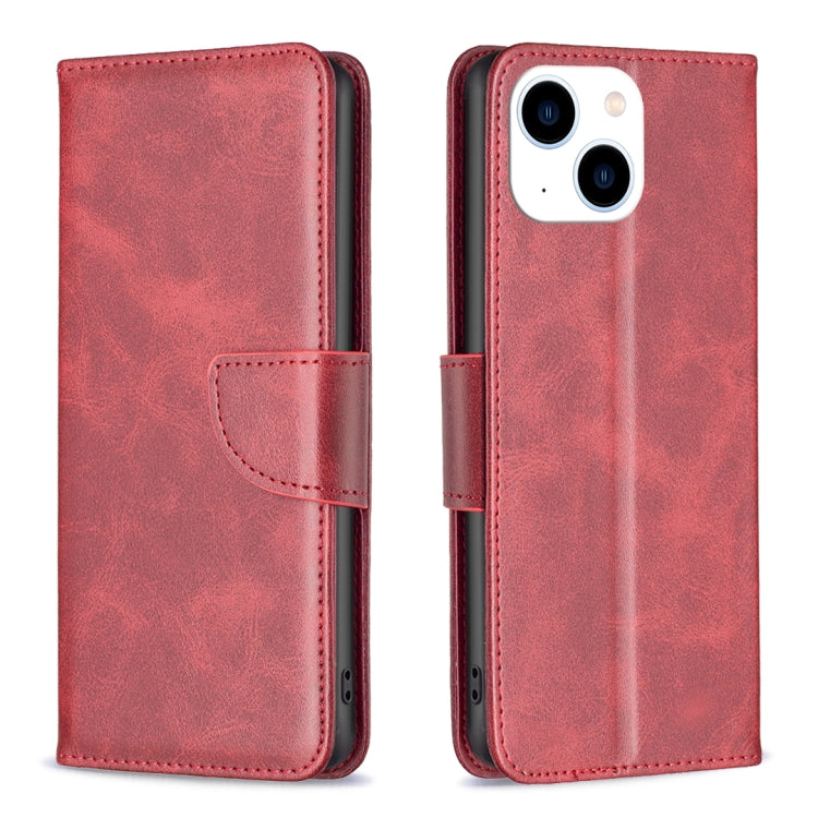 Lambskin Texture Pure Color Flip Leather Phone Case