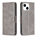 Lambskin Texture Pure Color Flip Leather Phone Case