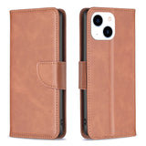 Lambskin Texture Pure Color Flip Leather Phone Case
