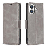 Lambskin Texture Pure Color Flip Leather Phone Case