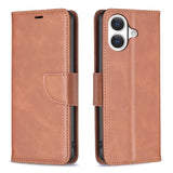 Lambskin Texture Pure Color Flip Leather Phone Case