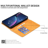 Lambskin Texture Pure Color Flip Leather Phone Case